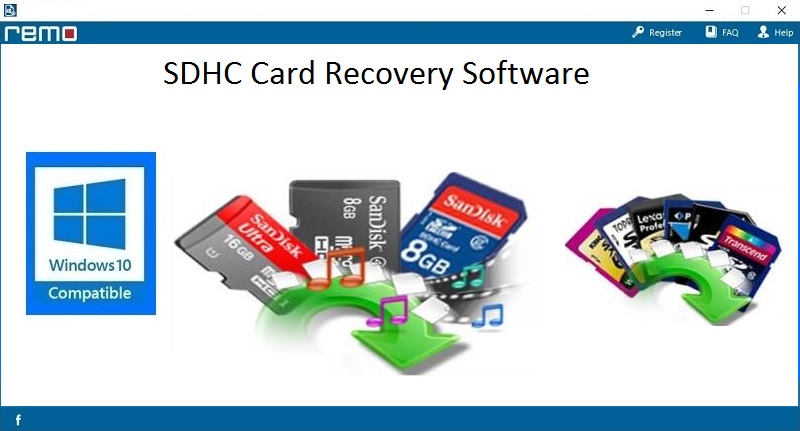 Screenshot of SDHC Card Recovery